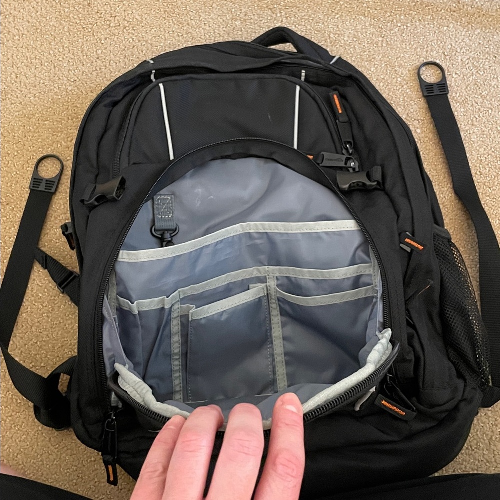 Amazon Basics Black Backpack; So Many Compartment… - image 2